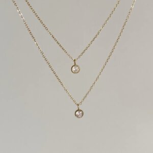 Naszyjnik ze stali chirurgicznej Delikatny Komplet