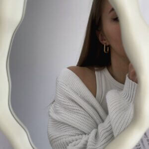 Kolczyki ze stali chirurgicznej Prostokąty