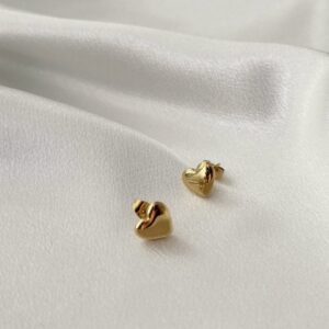 Kolczyki ze stali chirurgicznej Romantyczne Serduszka