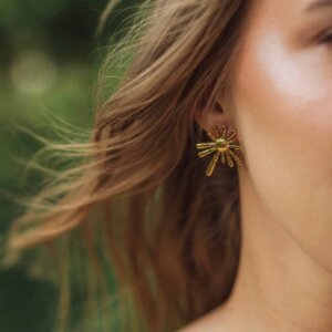 Kolczyki ze stali chirurgicznej Moc Słońca