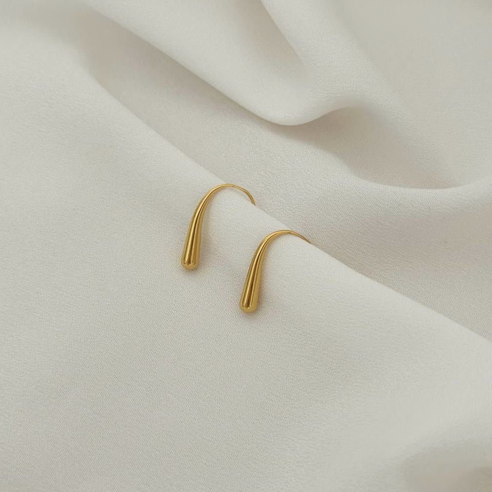 Kolczyki ze stali chirurgicznej Łezka Blasku