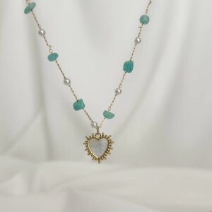 Naszyjnik ze stali chirurgicznej Fine Heart