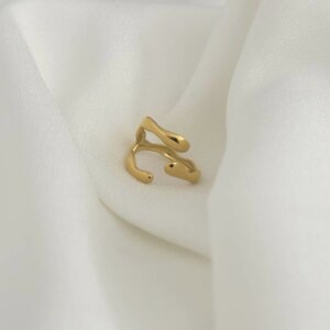 Pierścionek ze stali chirurgicznej Fluid Shape