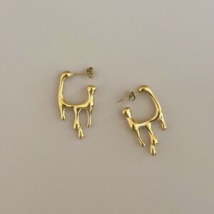 Kolczyki ze stali chirurgicznej Liquid Glow